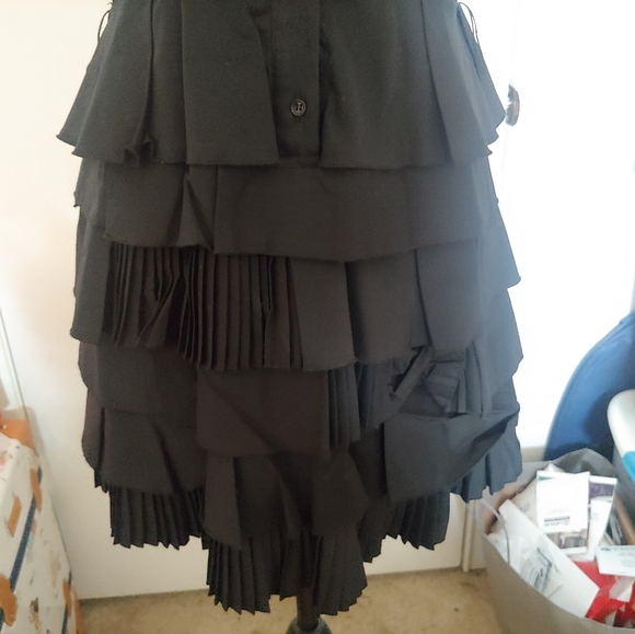 BCBG Black Halter bottom layer dress - Picture 4 of 5